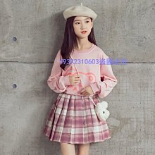下殺-女童套裝 女童網紅套裝春秋洋氣潮2021新款學院風女孩秋裝中大童運動兩件套 兒童套裝 女童衣服 兒童衣服 中 歷史價格詳細信息