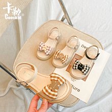 現貨 新款女童涼鞋兒童高跟水鉆蝴蝶結公主鞋小女孩防滑中大童鞋 歷史價格詳細信息