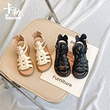 現貨 新款女童涼鞋兒童高跟水鉆蝴蝶結公主鞋小女孩防滑中大童鞋 歷史價格詳細信息