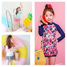 【免運】兒童泳衣女童長袖連體女孩中大童韓國公主裙式可愛洋氣溫泉遊泳衣 歷史價格詳細信息