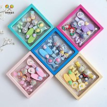 兒童髮飾禮盒套裝可愛小女孩髮飾髮夾首飾盒女童收納髮夾發卡 歷史價格詳細信息