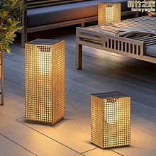 別墅庭院景觀戶外草坪燈不鏽鋼防水防鏽戶外茶几燈太陽能免接線燈 歷史價格詳細信息