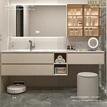 輕奢巖板梳妝檯 簡約家用收納櫃妝檯一體 小戶型帶鏡子化妝桌 歷史價格詳細信息