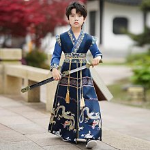 兒童漢服男童幼兒園服中國風改良唐裝古裝演出服女童冬季加絨套裝 歷史價格詳細信息