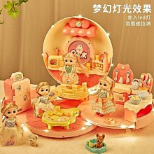 ????????女孩子過家家娃娃屋 豪華別墅diy小屋 兼容森林家族 兒童玩具 生日禮物 歷史價格詳細信息