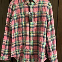 Ralph Lauren 粉藍色長袖襯衫 L號   全新 歷史價格詳細信息