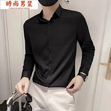 短袖襯衫 黑襯衫 工裝襯衫男長袖港風日系秋季韓版潮流帥氣黑色襯衫男士寬鬆外套男~時尚男裝 歷史價格詳細信息