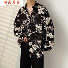 長袖花襯衫寬鬆潮流情侶裝韓版學院風百搭超火襯衣外套休閑襯衣 長袖襯衫 花襯衫 防曬衣(JYC46)【壹號站】 歷史價格詳細信息