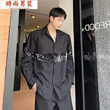 RB男生襯衫 韓版襯衫 男生衣著 男襯衫 秋裝暗黑系無領禁慾系襯衫男長袖拼接輯明線個性山本耀司雅痞潮牌~時尚男裝 歷史價格詳細信息