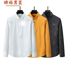 新款時尚男士長袖襯A 韓版大碼翻領休閑襯A  A 歷史價格詳細信息