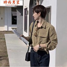 襯衫 韓版素色垂墜休閒設計長袖襯衫 現貨＋預購 【TJSD169】 歷史價格詳細信息