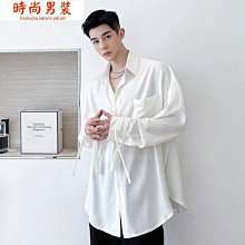 長袖襯衫男 秋季新款 時尚韓版翻領男士長袖上衣 婚禮社交職場工作襯衫 高品質 水洗印花 抗皺男生衣著-滿599免運 歷史價格詳細信息