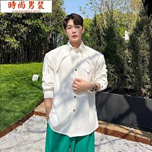 RB男生襯衫 韓版襯衫 男生衣著 男襯衫 秋裝暗黑系無領禁慾系襯衫男長袖拼接輯明線個性山本耀司雅痞潮牌~時尚男裝 歷史價格詳細信息