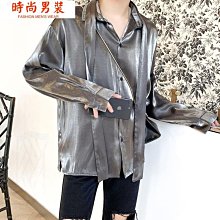 漸變長袖襯衫男生 花襯衫男 薄外套男士mxl春秋季長袖休閑襯衫男士潮牌帥氣寸襯衣流行洋氣薄款外套-時尚男裝 歷史價格詳細信息