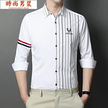 【直條長襯】休閒襯衫 韓風襯衫 上班襯衫 紳士【M-3XL】 歷史價格詳細信息