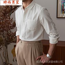 新款燈芯絨襯衫 休閒長袖襯衫 春秋季時尚小眾襯衫 百搭外套 抗皺口袋襯衫 上衣男 襯衣 歷史價格詳細信息