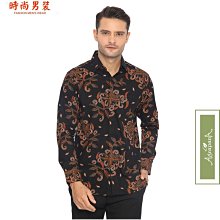 Batik 襯衫男士長袖光滑棉質酷 S3T7 修身男士成人質量最新款男現代衣服 Adem 主題 Slimfit S~時尚男裝 歷史價格詳細信息