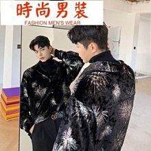 春秋長袖襯衫男韓版潮流帥氣複古港風寬鬆hi燈芯絨外套上衣 歷史價格詳細信息
