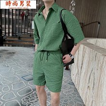 韓國男士輕奢V領針織短袖Polo衫 型男素色時尚翻冰絲領短袖T恤 高品質-至簡原創 歷史價格詳細信息