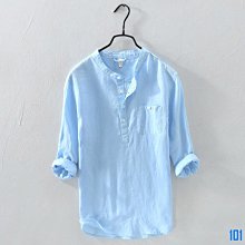 秋冬亨利領長袖T恤男 純棉純色寬鬆 美式外貿復古阿美咔嘰打底衫 男生長袖圓領t卹衛衣 歷史價格詳細信息