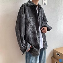 襯 日系復古燈芯絨長袖襯男寬鬆春裝襯C03 歷史價格詳細信息