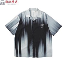 熱銷 花襯衫男 紳士的鵝復古油畫大鵝滿印短袖襯衫 男女寬鬆bf慵懶風痞帥襯衫-可開發票 歷史價格詳細信息