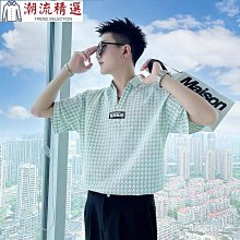 男士短袖高級感炸街套裝M-4XL 夏季華夫格短袖短褲oversize痞帥男套裝 歷史價格詳細信息