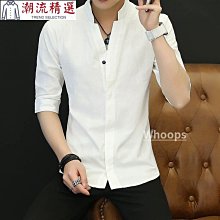 熱銷 七分袖襯衫男ins短袖亞麻上衣寬松大碼男裝棉麻男士休閑夏季襯衣 短袖T恤 印花T恤 男生短袖 大尺碼T恤 T恤 短 歷史價格詳細信息