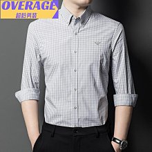 中青年男100寸衫襯衫長袖襯衫休閒男士春秋季純棉牛津紡全棉保羅~時尚男裝 歷史價格詳細信息