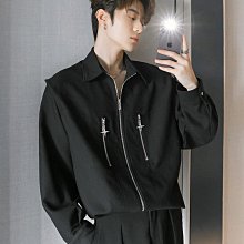 春夏新款設計感男士西裝內搭重磅圓領時尚輕奢短袖T恤潮流短袖打底衫-毛毛男裝 歷史價格詳細信息