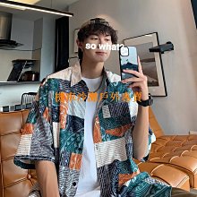 男仕雅痞風花色長袖襯衫 短袖襯衫 花襯衫 薄外套 碎花襯衫 夏威夷襯衫 沙灘休閒上衣 復古花襯衫 男翻領印花襯衫 歷史價格詳細信息