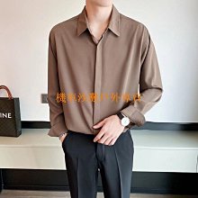襯衫 韓版素色垂墜休閒設計長袖襯衫 現貨＋預購 【TJSD169】 歷史價格詳細信息