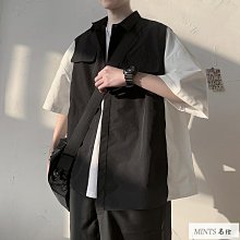 港風拼接兩面穿短袖T恤 韓版短袖T恤 原宿風短袖T恤男 印花T恤 短袖 短T 5分袖 男女衣著(TNT213)【壹號站】 歷史價格詳細信息