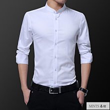 襯衫男 長袖襯衫 修身襯衫 免燙襯衫 白襯衫 素色襯衫 男長袖免燙商務正裝修身韓版職業上班男士白色休閒西裝襯衣 歷史價格詳細信息