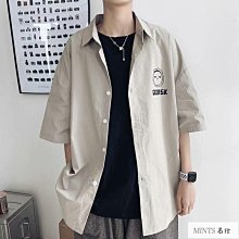 現貨休閑襯衫男 短袖襯衫   網紅襯衫男  時尚潮流襯衫男 亨利領襯衣 夏季襯衫   韓版寬松襯衫男 歷史價格詳細信息