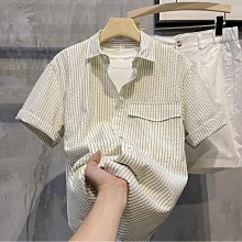 帥氣條紋翻領短袖t恤男POLO衫英倫復古百搭休閒T恤修身保羅上衣男 歷史價格詳細信息