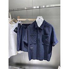 新款時尚套裝男 短袖西裝襯衫短褲 套搭配 夏季薄款男士休閒兩件套-毛毛男裝 歷史價格詳細信息