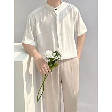 中式立領短袖POLO男 夏季必備時尚休閒POLO衫 白色短袖T恤 簡約百搭 透氣散熱 清爽不粘不變形-22號穿搭 歷史價格詳細信息