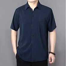 新款男中老年冰絲珠地 短袖POLO衫 透氣高品質 翻領t恤-22號穿搭 歷史價格詳細信息