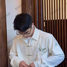 潮流刺繡長袖襯衫 男韓版潮流高街帥氣原宿風黑暗系寬鬆風嘻哈襯衣 長袖 襯衫男(FB9942)【壹號站】 歷史價格詳細信息