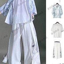 古風帥氣國潮漢服男中國風男俠客古裝交領齊腰魏晉風春季套裝日常 歷史價格詳細信息