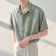 韓版垂感免燙暗扣長袖襯衫 男韓版潮流帥氣薄款青少年寬鬆百搭襯衣 長袖襯衫 襯衫男（LTC59）【壹號站】 歷史價格詳細信息