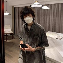 美式hiphop高街牛仔男新款寬鬆直筒闊腿白色百搭運動休閒長 歷史價格詳細信息