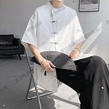 道袍外套男夏季薄款新中式民國風大碼男裝短袖襯衫漢服唐裝中山裝-雅怡尚品 價格比較,價格查詢,歷史價格詳細信息