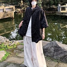 七分袖男襯衫短袖夏季大碼中山裝晨練太極服盤扣立領襯衣道袍外套-雅怡尚品 歷史價格詳細信息
