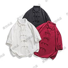 道袍外套男夏季薄款新中式民國風大碼男裝短袖襯衫漢服唐裝中山裝-雅怡尚品 歷史價格詳細信息