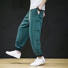 新中式盤扣闊腿褲女夏季開叉雪紡裙褲2024新款垂感寬鬆薄款九分褲 歷史價格詳細信息