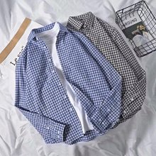 港風復古格子長袖襯衫 格子襯衫 寬鬆版型 格紋襯衫 百搭防寒襯衫外套 外穿條紋襯衫 學生襯衫 學院風 情侶青春 街舞襯衫 歷史價格詳細信息