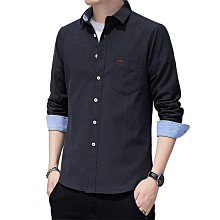 韓版潮流休閒襯衫 男士長袖襯衫 新款襯衫男士韓版潮流寬松格子襯衣外套長袖DF4004 歷史價格詳細信息