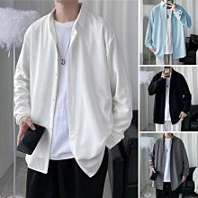 韓版寬鬆素色襯衫男長袖 M-2XL 春秋季潮牌百搭上衣男 高級垂墜感長袖襯衫男 休閒免燙素色襯衫  帥氣學生襯衫 潮流西 歷史價格詳細信息